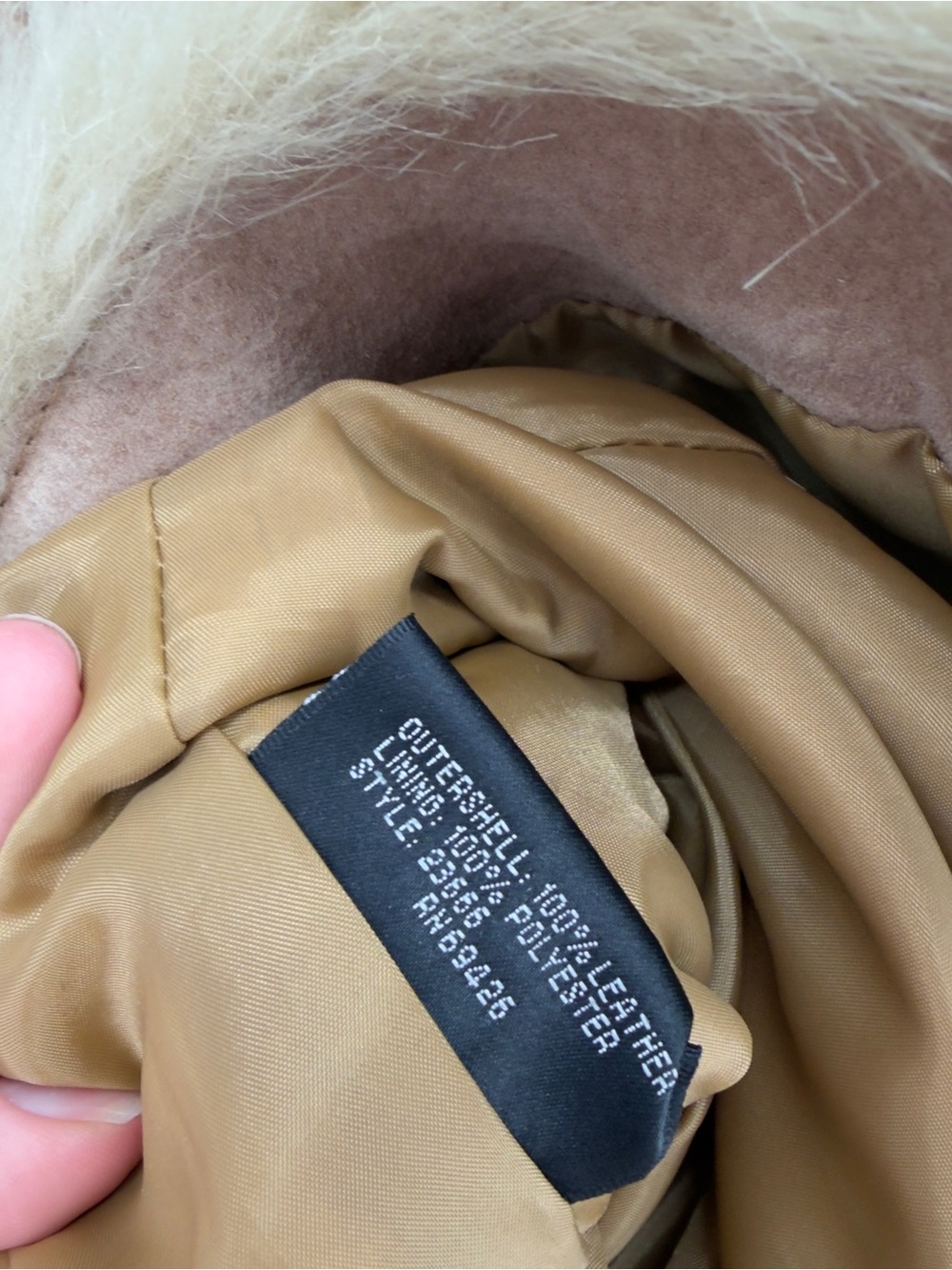Wilson’s Maxima Vintage Y2K Penny Lane Brown Suede Faux Fur Coat Medium - Picture 4 of 6